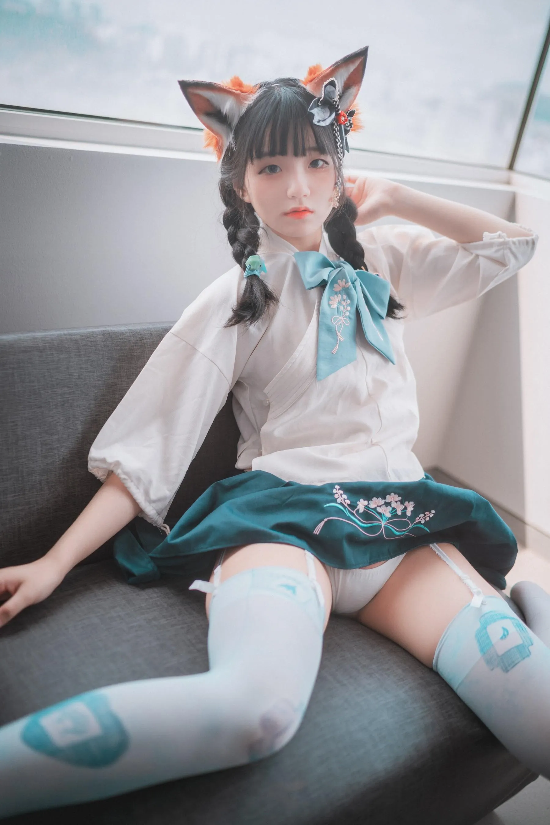 Jenny 정제니 – NO.10 [DJAWA] Kitune in Hanfu [51P]插图6